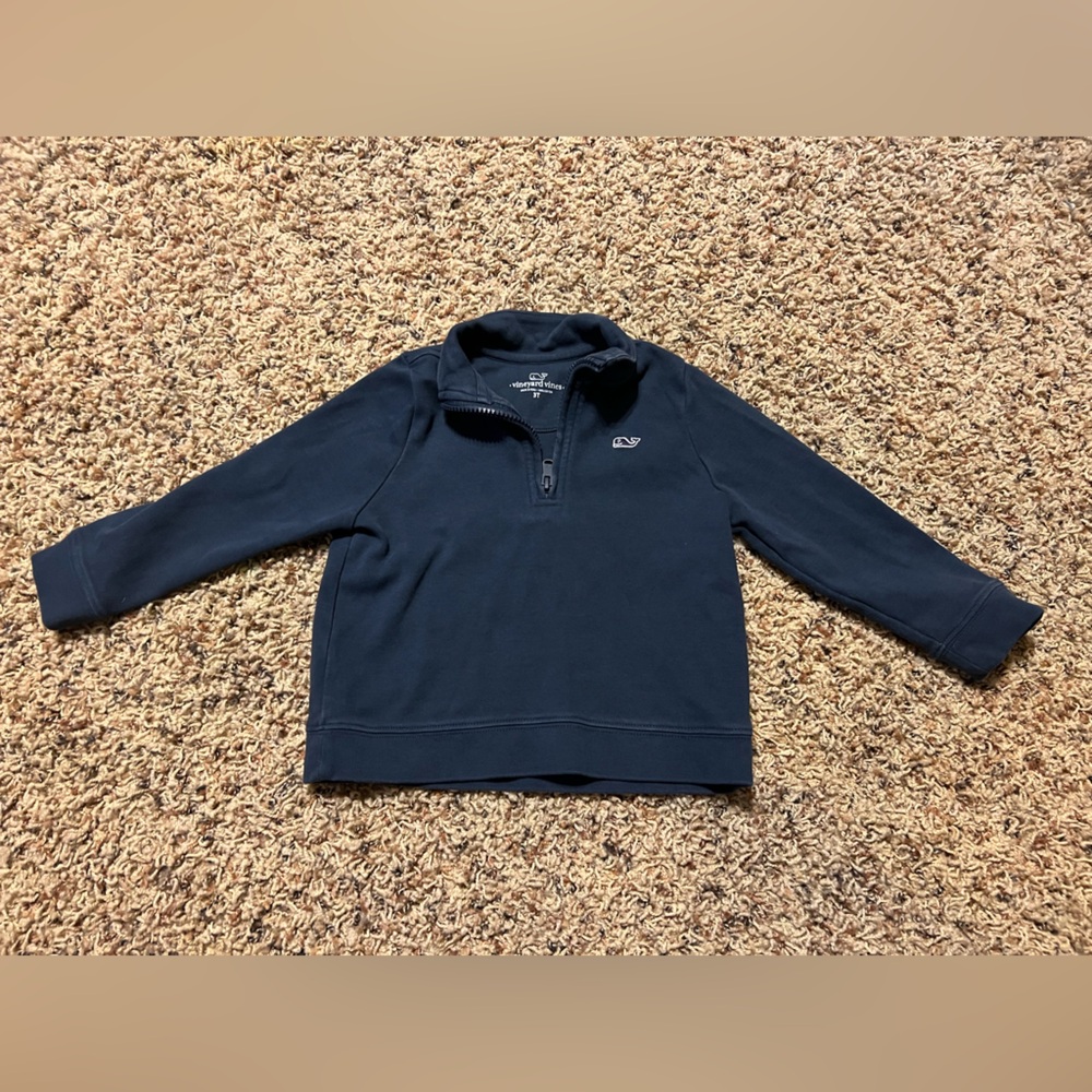 Vineyard Vines quarter zip sweatshirt toddler 3T
